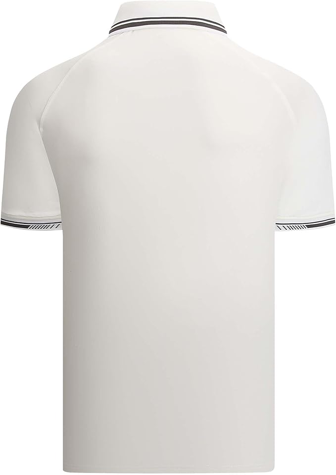 Esabel.C Mens Golf Shirts Short Sleeve Stretch Moisture Wicking Performance Dry Fit Collared Golf Shirts for Men