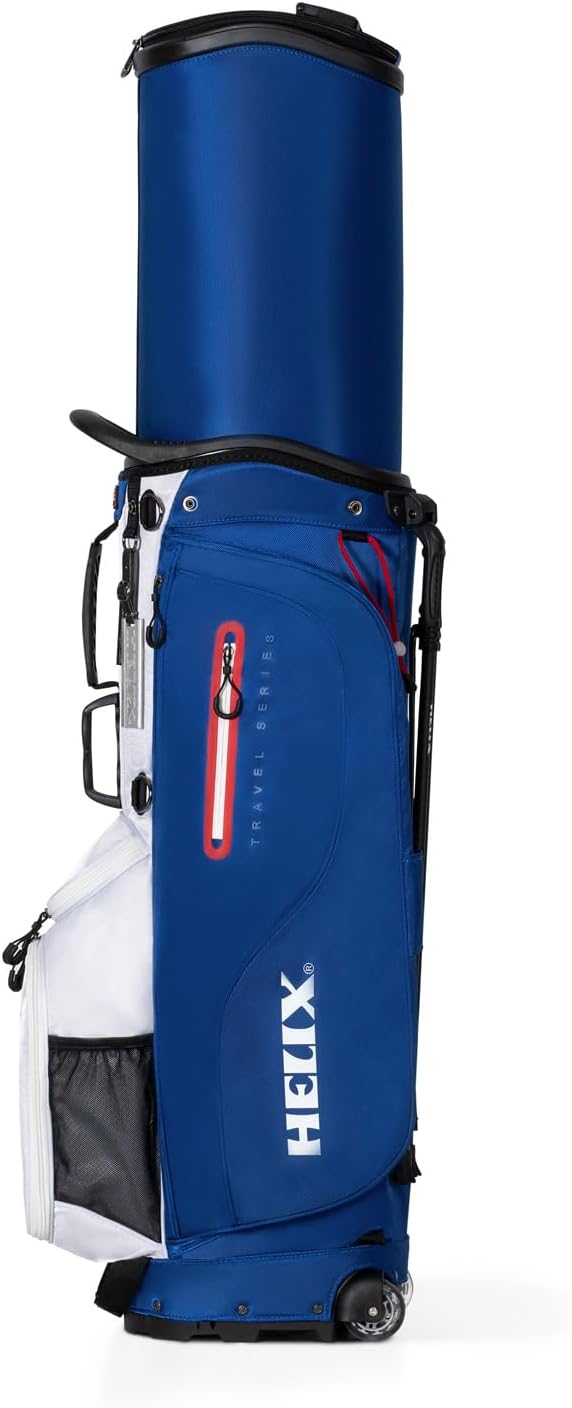 HELIX Retractable Golf Stand Bag with Wheels