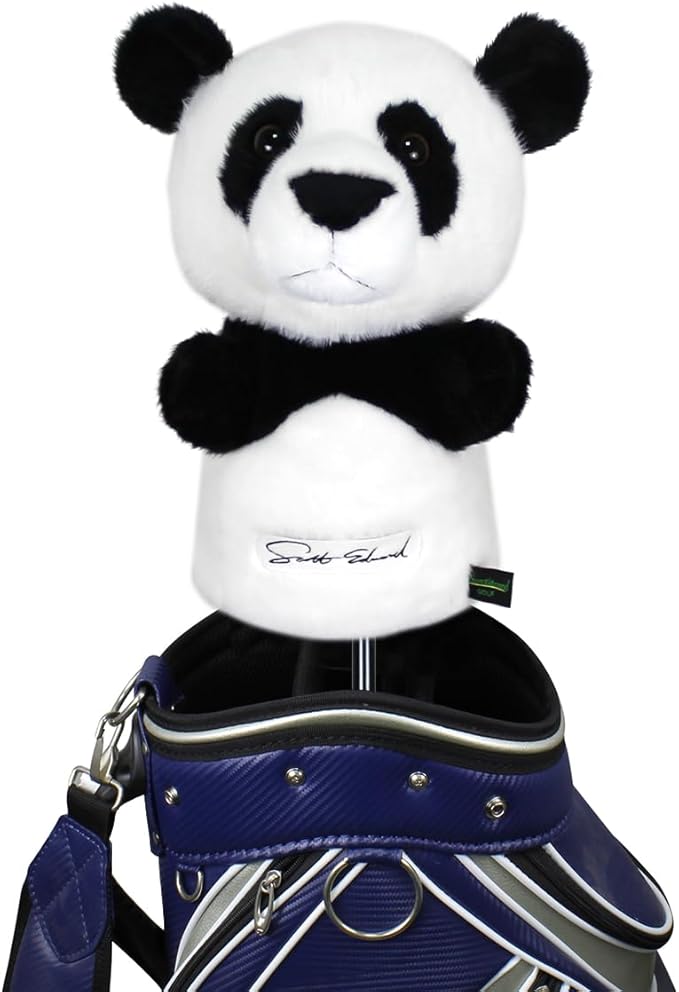 Scott Edward Golf Club Cover Fit Well for Driver or Fairway Wood Golf Club, Funny Cute Animal Design Soft Functional Golf Headcover Stylish Protection for Your Clubs for Men and Women