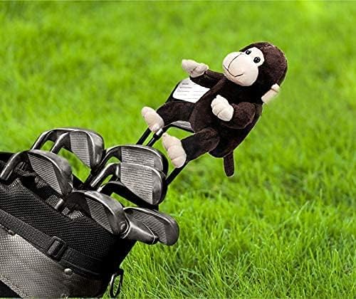 MAZEL Monkey Golf Club Head Cover for 460CC Driver,Woods