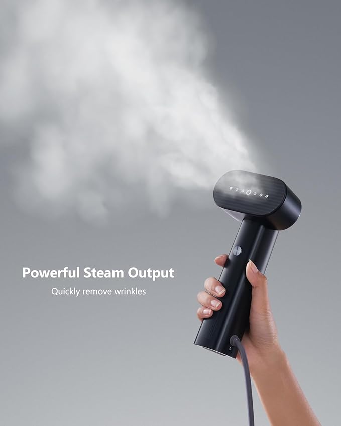 G6 Steamer for Clothes, Portable Travel Steamer Iron for Clothes, Just 0.7lbs Lightly, 10 Minutes of Continuous Steam, 900W Light Steame Irons for travel and home