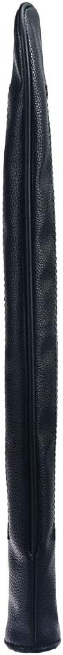 Craftsman Golf Classic Well Made Black White Red Gray Leather Alignment Stick Cover Holder 14' Hold at Least 3 Sticks