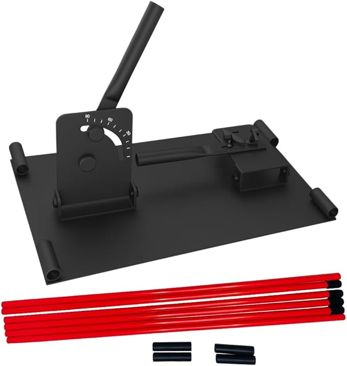 Golf Alignment Sticks and Angle Holder Set with Two Angle Holders, Works Left & Right Golf Swing Trainer, Golf Training Aids, Golf Accessories Gifts for Man and Woman