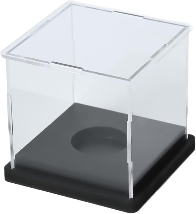 Baseball Case Acrylic Baseball Holder Clear Sturdy Stable Dustproof Stylish Display Cube Storage for Memorabilia Golf Balls