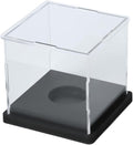 Baseball Case Acrylic Baseball Holder Clear Sturdy Stable Dustproof Stylish Display Cube Storage for Memorabilia Golf Balls
