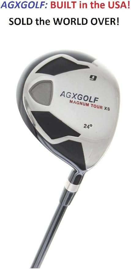 Men's Magnum XS #9 (24 Degree) Fairway Utility Wood: Graphite Shaft + Head Cover Right Hand, Cadet, Regular or Tall Length, Senior, Regular or Stiff Flex: Crafted at Our Michigan Facility