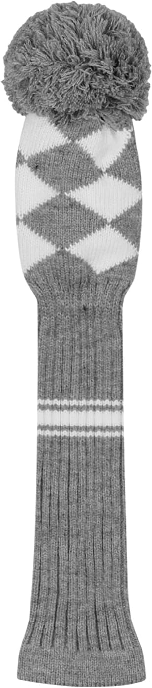 Scott Edward Knit Wood Golf Club Head Covers 4 Pieces Knitted Item Fit Over Well Driver Wood(460cc) Fairway Wood and Hybrid(UT)
