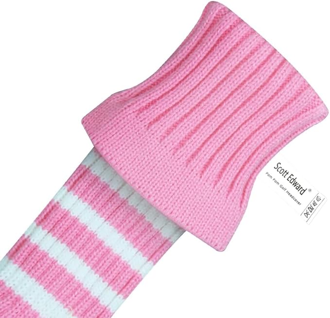 Scott Edward 1/3/4PCS Multi-Style Optional Individualized Knit Golf Club Head Covers, Driver Wood(460cc) Fairway Wood and Hybrid(UT)，for Male/Female Golfers,Custom