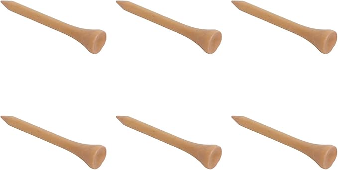 plplaaoo Professional Golf Tees 50pcs Premium Wooden Golfing Tees for Improved Accuracy and Power Durable Maple Wood Golf Accessories