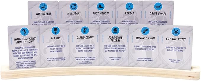 Fore Cards On Course Golf Game – Interactive Golf Card Game for Fun, Strategy & Competition – Mix Classic & Unique Formats – Fore Cards Golf Games and a Gift for Golfers of All Levels
