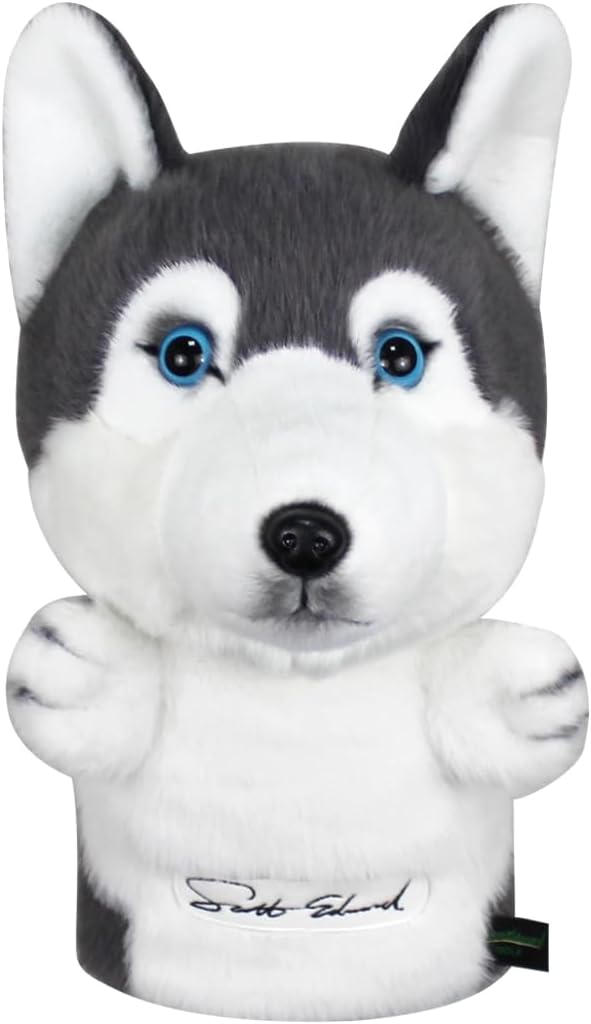 Scott Edward Golf Club Cover Fit Well for Driver or Fairway Wood Golf Club, Funny Cute Animal Design Soft Functional Golf Headcover Stylish Protection for Your Clubs for Men and Women