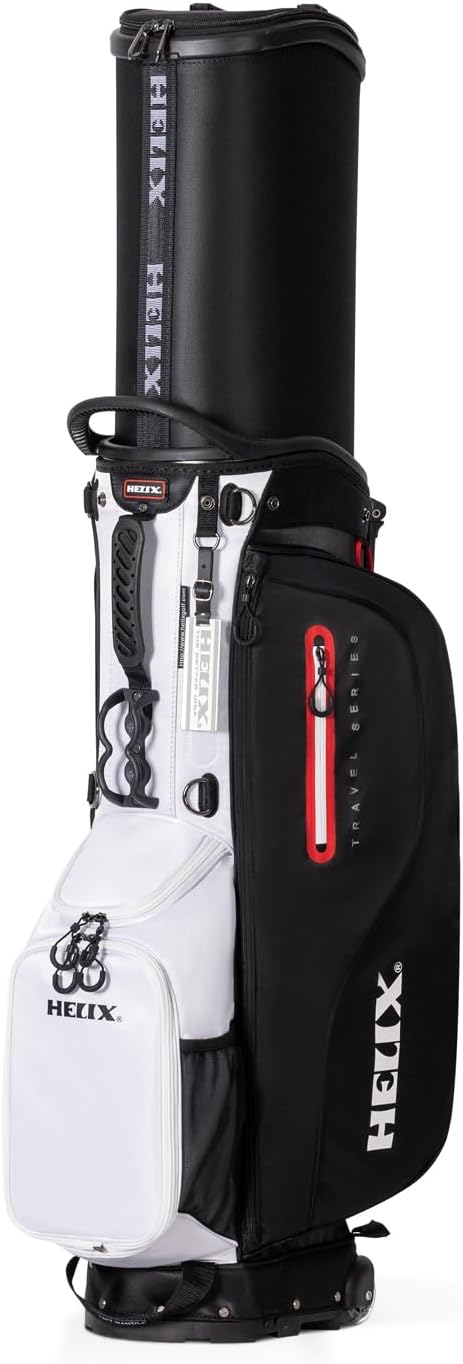 HELIX Retractable Golf Stand Bag with Wheels