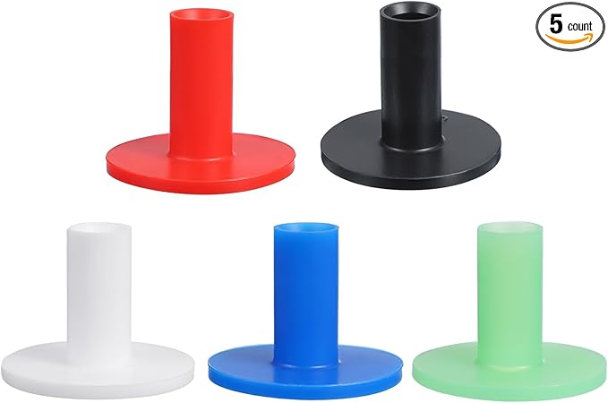 PATIKIL Rubber Golf Tees, Tall Practice Training Driving Range Tee Stable Ball Holder