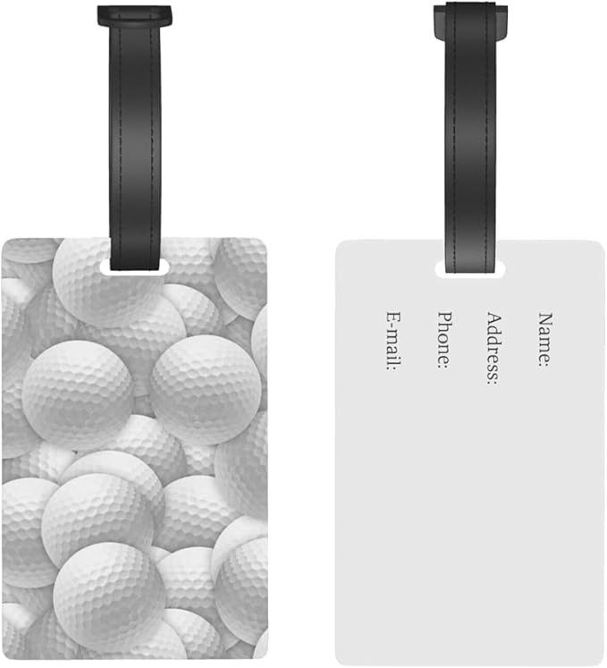 Golf Luggage Tag Suitcase Identify Labels Personalized Travel Bag Tag 2.5X4.1Inch