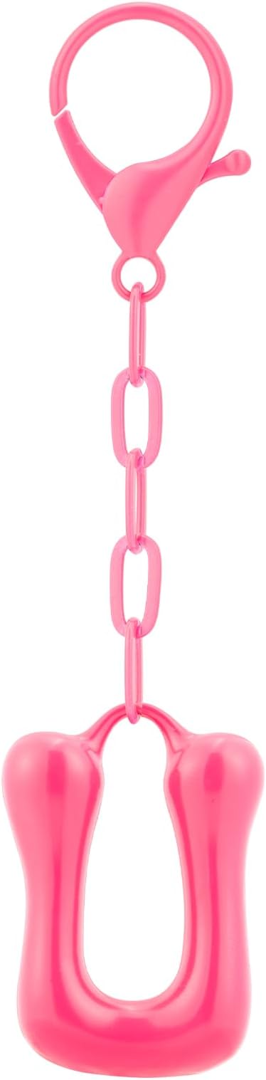 Initial Bag Charms, Bubble Letter Charm for Handbags, Cute Keychain with Letter, Initial Bag Charms for Women