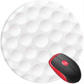Mouse Pad Golf Ball, Round Mousepad, Non-Slip Rubber Base Mouse Mat for Laptop and Computer