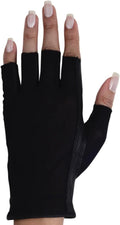 Solar Tan Women’s Half Golf Glove | SPF 10 UV-Filter Fabric, Breathable Cooling Fingerless Design for Even Tan