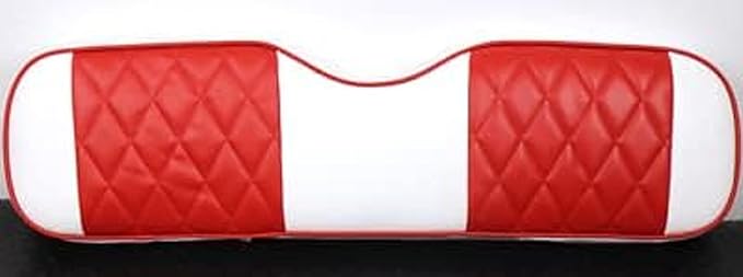 Huskey Parts Company Golf Cart Front Seat Cover Red Diamond Stitched, Compatible with Yamaha Drive G29, Drive 2 2007+