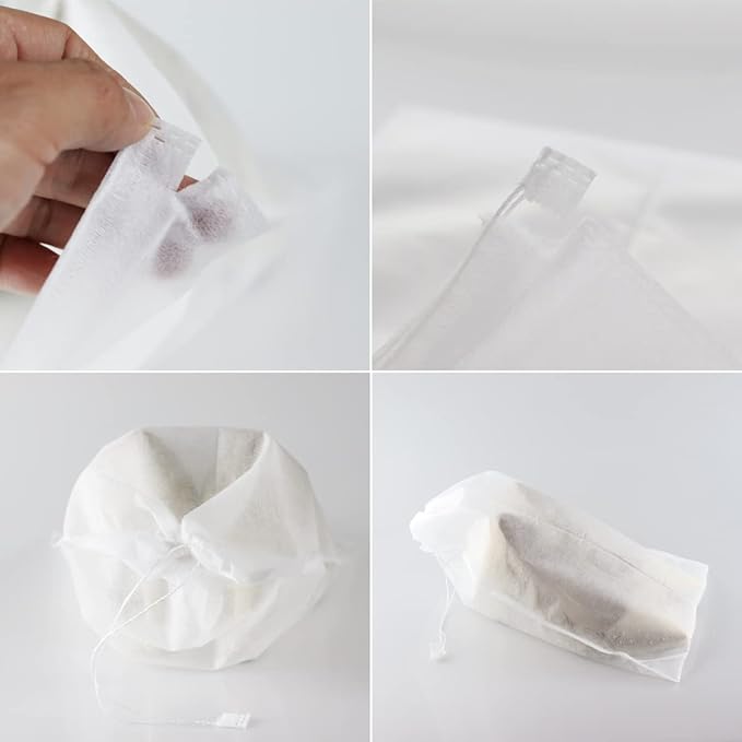 Travel Shoe Bags 10Pcs Non-woven Fabric Storage Bags Portable Dust Cover Pouch Packing Bags with Drawstring (Medium)
