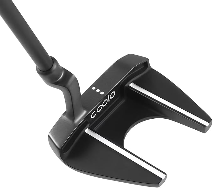 COOLO Low Torque Golf Putter, Provide Greater Stability and Less Face Twisting, Blade/Mallet/Heavy/Center Shafted/Counter Balanced Putter, Oversized Grip, Right & Left