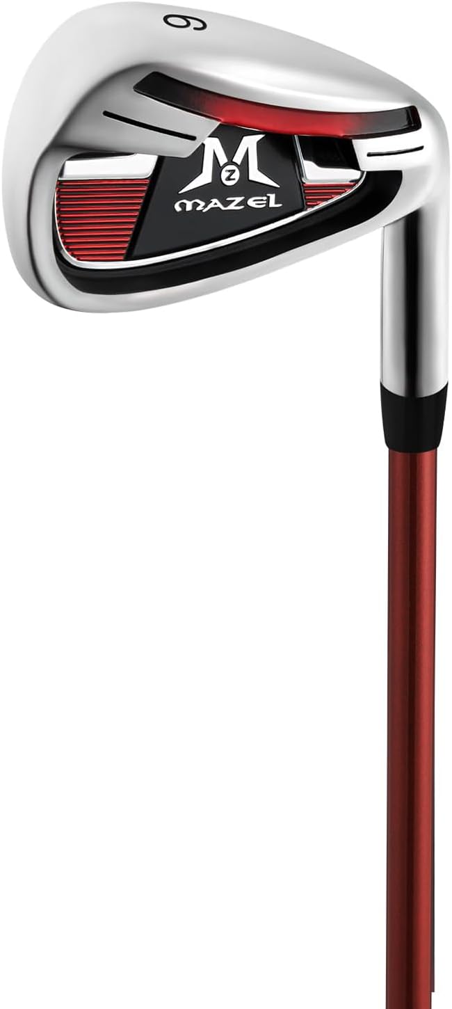 MAZEL Golf Individual Iron 1,2,3,4,5,6,7,8,9, Golf Iron with Steel Shafts for Right Handed Golfers