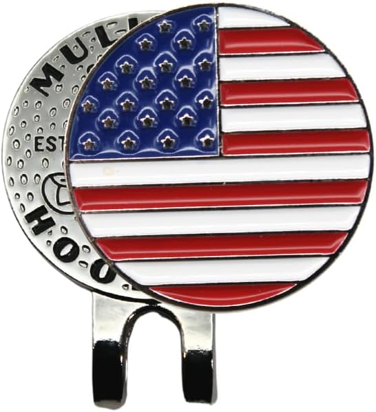 Mulligan Hooligan Golf Ball Marker + Magnetic Hat Clip, Funny and Unique Golf Gift, Premium Quality, The Perfect for Your Favorite Golfer, Golf Accessories for Any Occasions
