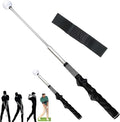 Golf Swing Training Aid Set- Retractable Golf Grip Swing Trainer& Arm Band, Indoor Outdoor Golf Practice Warm Up Stick