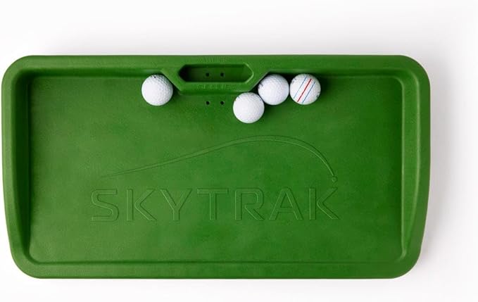 SkyTrak ST+ Golf Simulator – Ultimate Studio Package | Home Golf Simulator with Launch Monitor, Mat, Net & Screen