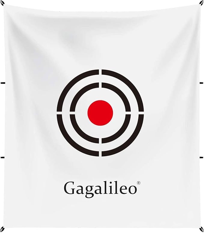 Gagalileo Golf Target Cloth: Protective Net Portable Easy Setup with Ropes Indoor Outdoor Practice All Golfers Training Accuracy for Backyard Garage