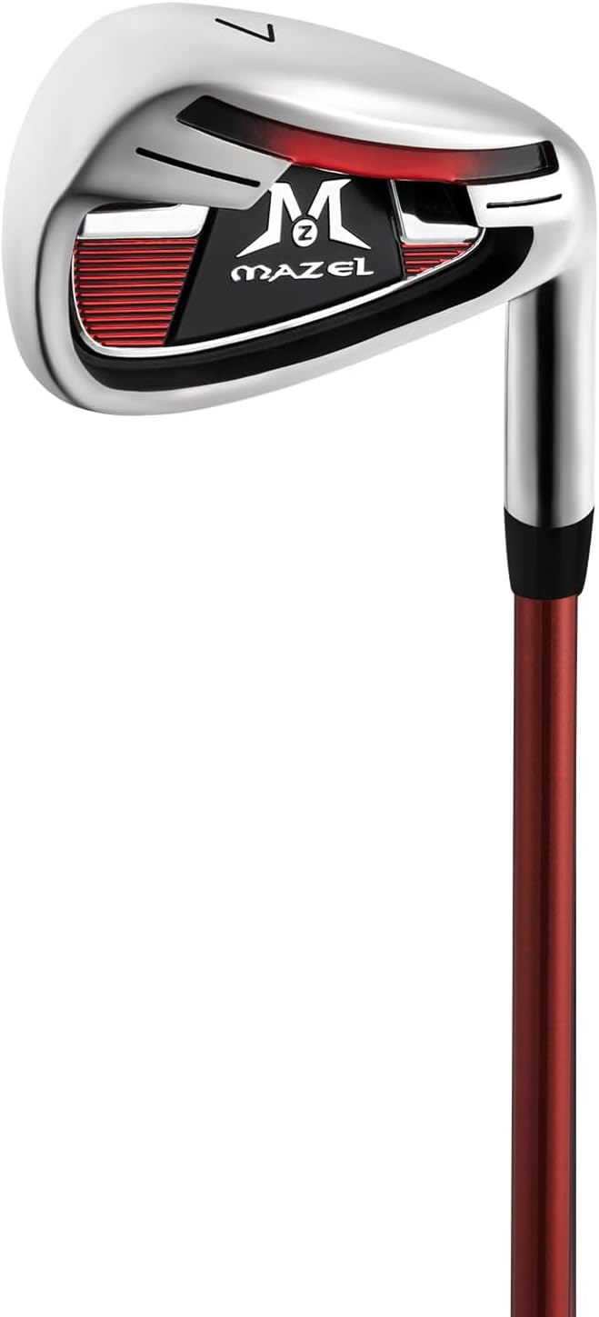 MAZEL Golf Individual Iron 1,2,3,4,5,6,7,8,9, Golf Iron with Steel Shafts for Right Handed Golfers