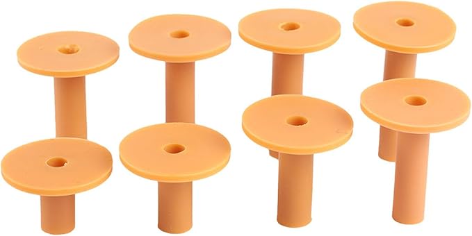 8Pcs Rubber Golf Tees for Mats, Unbreakable Golf Simulator Mat Tee, Golfs Tee Holder for Driving Range, Suitable for Indoor Outdoor Backyard Home Office