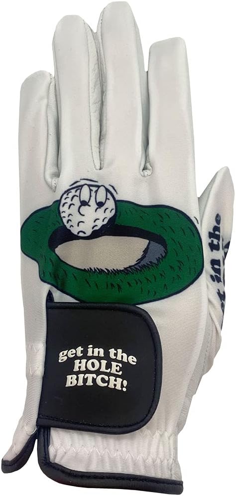 Giggle Golf Men's Golf Glove | Funny Golf Glove