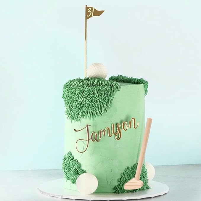 3 Pcs Mini Golf Club for Decorations, 8 Inch Unfinished Wooden Golf Putter for DIY Craft Projects, Party Favors