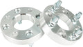 WFLNHB 2pcs Golf Cart Wheel Spacers 1 inch 4x101.6mm Hub Bore: 62mm Thread Size: 1/2x20 Silver Replacement for Golf Carts