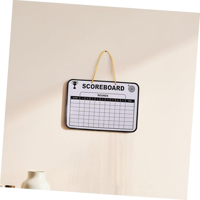 2pcs Double-Sided Golf Scoreboard for Boy Girl Reusable Dry Erase Writing Board for Golf Training Score Tracking