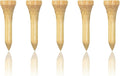 Wooden Golf Tees 3-1/4", 2-3/4", 1-1/2" Available,100 Count (Natural Color, White, Black, Blue, Red, Pink)