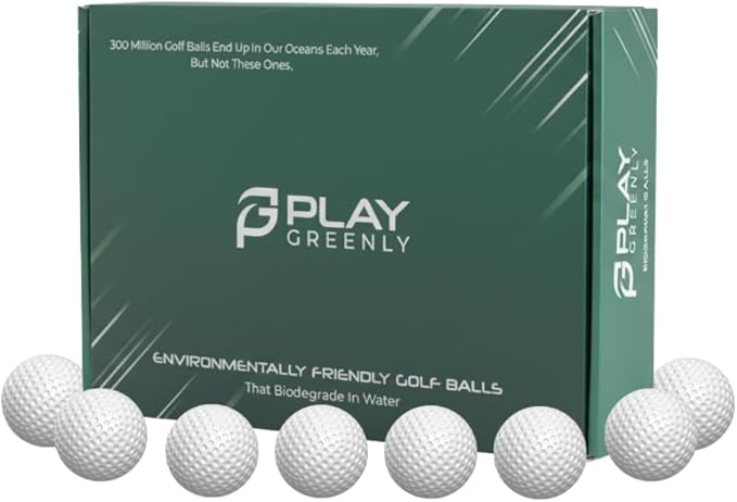 Eco-Friendly Water Soluble Golf Balls | Ideal Practice or Gift Balls for Driving Ranges, Oceans, Lakes | Biodegradable & Quickly Dissolves in Water | NOT Meant for Tournament Play