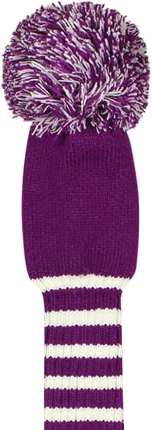 Scott Edward 1/3/4PCS Multi-Style Optional Individualized Knit Golf Club Head Covers, Driver Wood(460cc) Fairway Wood and Hybrid(UT)，for Male/Female Golfers,Custom
