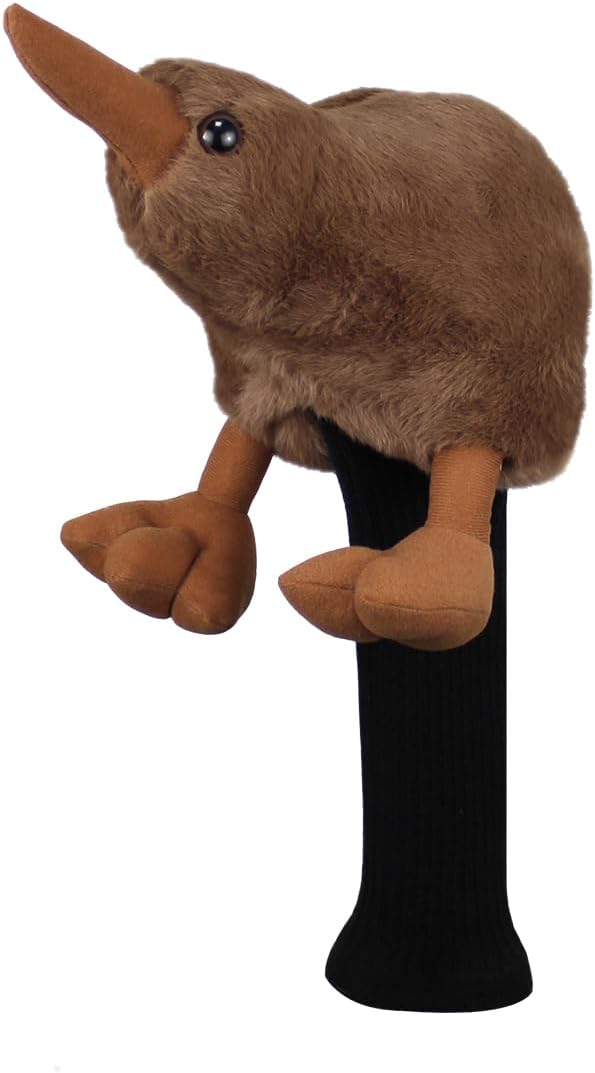 Scott Edward Golf Club Cover Fit Well for Driver or Fairway Wood Golf Club, Funny Cute Animal Design Soft Functional Golf Headcover Stylish Protection for Your Clubs for Men and Women