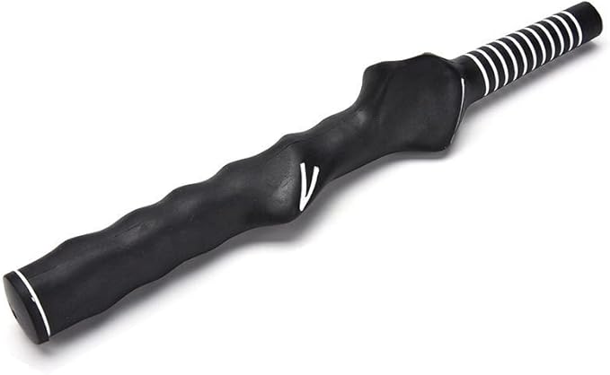 traderplus Right-Handed Golf Swing Training Grip Trainer, Black
