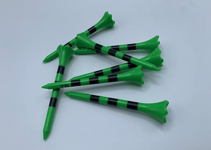 TRUESTRIKE Premium USA Golf Tees – 100-Pack Durable 3¼" / 2¾" Plastic Tees – Made in USA – Perfect Holiday Golf Gift