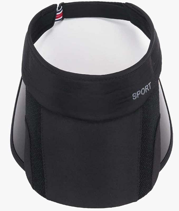 Sun Visor Hat for Women and Men - Retractable Brim Sport Hat, Summer Golf Tennis Running Beach Hat with Ponytail Hole