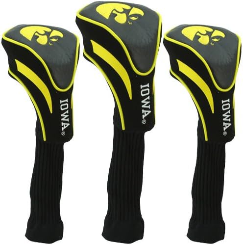 Team Golf NCAA Numbered 1, 3, & X, Fits Oversized Drivers, Utility, Rescue & Fairway Clubs, Velour Lined for Extra Club Protection
