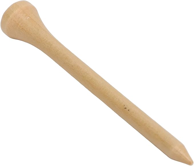 plplaaoo Professional Golf Tees 50pcs Premium Wooden Golfing Tees for Improved Accuracy and Power Durable Maple Wood Golf Accessories