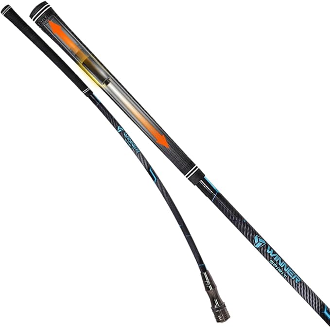 WINNER SPIRIT Miracle 205 Golf Swing Tempo Master Backswing Training Aid Back Swing Trainer Speed Power Warm Up Warmup Practice Stick for Improved Flexibility Rhythm Balance Strength
