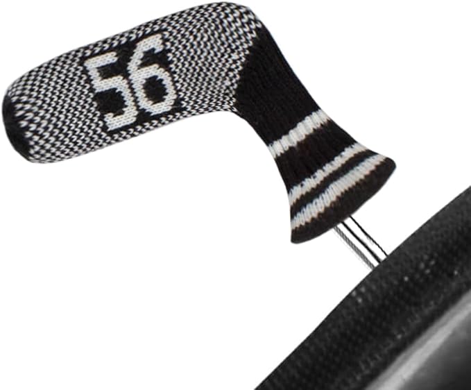 Scott Edward 10 Pcs Golf Club Head Covers for Irons Cuteness Basically Socks Shape Washable Durable Golf Club Head Protector Double Sided Knit Suitable for Most Brands