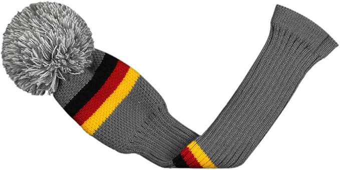 Scott Edward Knit Golf Head Covers for Woods Set of 3 Fits Well Driver(460cc) Fairway Wood and Hybrid(UT) The Perfect Change for Golf Bag