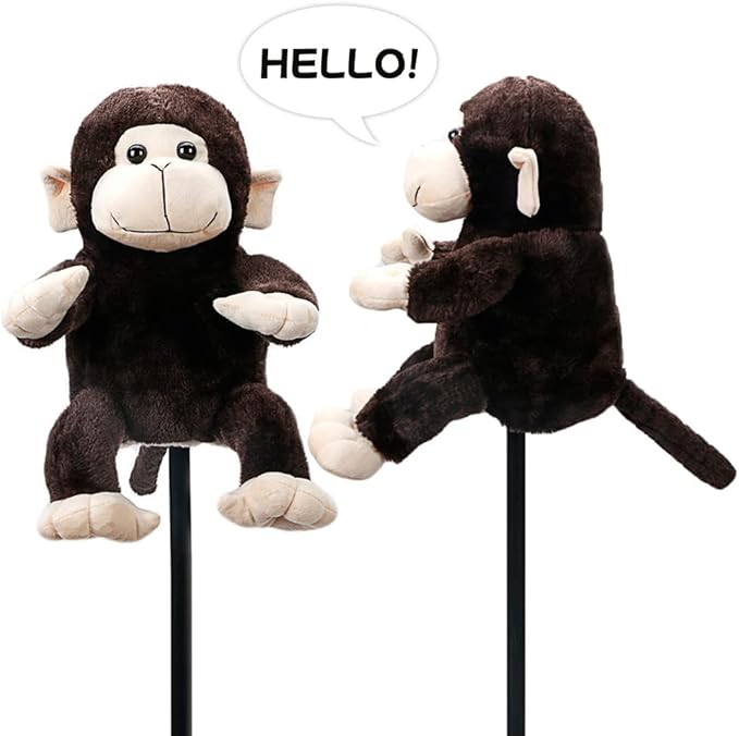 MAZEL Monkey Golf Club Head Cover for 460CC Driver,Woods