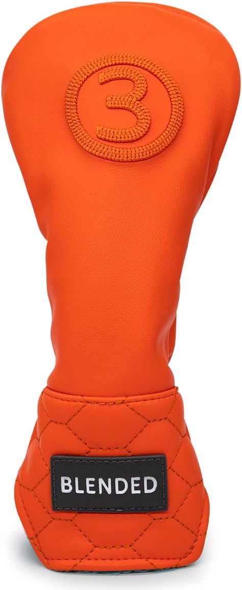 Golf Club Head Covers, Driver Covers Fariway Wood Covers Hybrid Head Covers 3 Wood Headcover Leather Golf Headcover with Number Tag for Scotty Cameron Odyssey Taylormade