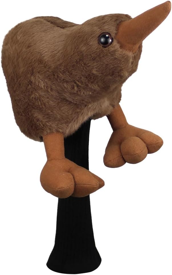 Scott Edward Golf Club Cover Fit Well for Driver or Fairway Wood Golf Club, Funny Cute Animal Design Soft Functional Golf Headcover Stylish Protection for Your Clubs for Men and Women